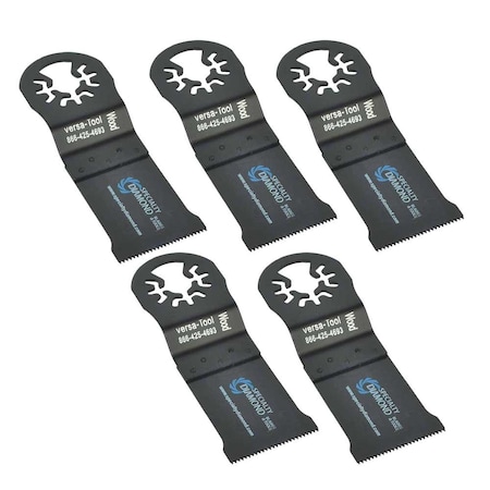 Versa Tool 35mm HCS Wood Cutting Multi-Tool Saw Blades, PK 5 AB5A